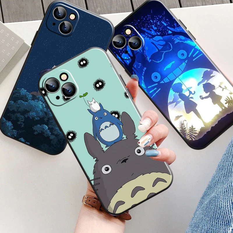 Japan Anime Totoro Miyazaki Phone Case For Apple iPhone 13 12 11 Pro 12 13 Mini X XR XS Max SE 6 6s 7 8 Plus Funda Soft Black
Japan Anime Totoro Miyazaki Phone Case For Apple iPhone 13 12 11 Pro 12 13 Mini X XR XS Max SE 6 6s 7 8 Plus Funda Soft Black