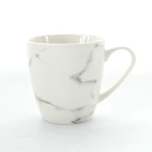 Wholesale Teaware Irish Ceramic Coffee 16oz Cup Marble Mug With Handle