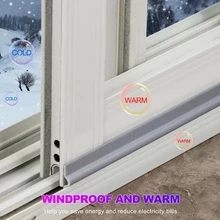 Window Sealing Strip Sound Insulation Fully Covered S-type Self-adhesive Flexible Soundproof Foam Windproof Dustproof Winter