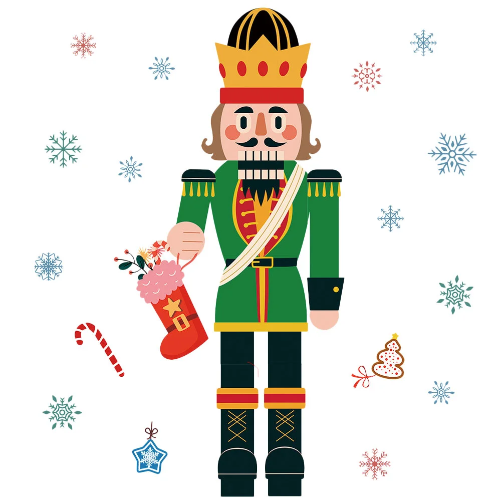 Christmas Window Stickers Nutcracker Clings Decals Sticker Decorations Decor Xmasrefrigerator Wall Figurines Before Wooden
Christmas Window Stickers Nutcracker Clings Decals Sticker Decorations Decor Xmasrefrigerator Wall Figurines Before Wooden