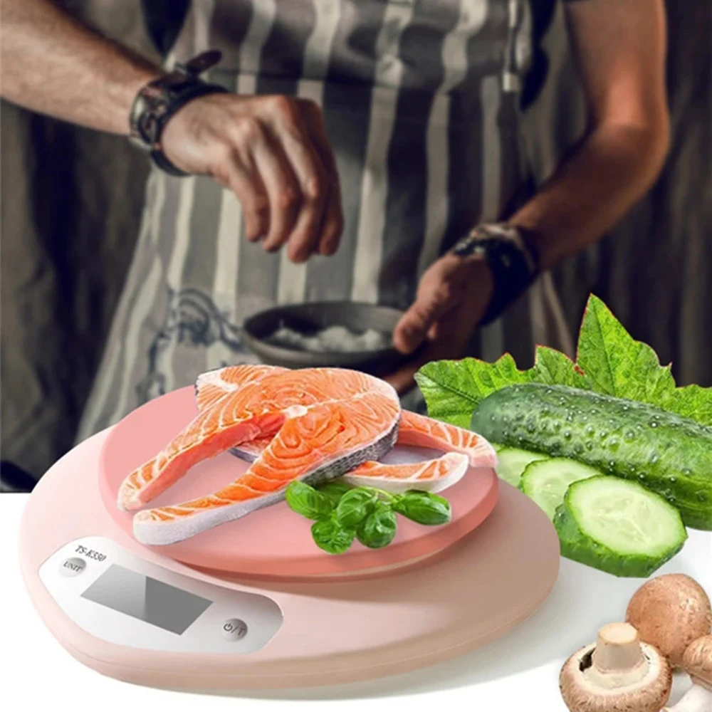 5kg/1g Kitchen Scale Durable Love Heart Shaped Food Digital Scales Portable Cooking Measuring with LCD Display Kitchen Supplies
5kg/1g Kitchen Scale Durable Love Heart Shaped Food Digital Scales Portable Cooking Measuring with LCD Display Kitchen Supplies
