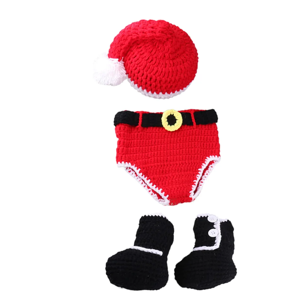 Photo Props Adorable Hand Knitted Christmas Woolen Suit Costume Dress Photo Props for Newborn
Photo Props Adorable Hand Knitted Christmas Woolen Suit Costume Dress Photo Props for Newborn