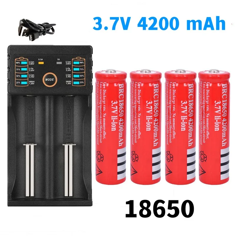 100% neue Original 18650 batterie 3,7 V wiederaufladbare liion batterie für Led taschenlampe batery litio batterie + USBCharger
100% neue Original 18650 batterie 3,7 V wiederaufladbare liion batterie für Led taschenlampe batery litio batterie + USBCharger
