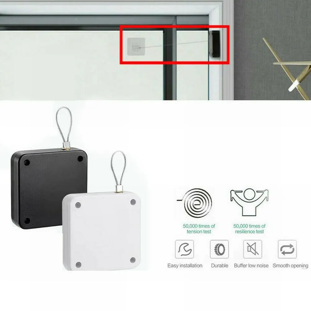 1pcs Automatic Sensor Doors Closer Punch-Free Automatic Telescopic For Sliding Door Glass Door 500g Tension Closing Device
1pcs Automatic Sensor Doors Closer Punch-Free Automatic Telescopic For Sliding Door Glass Door 500g Tension Closing Device