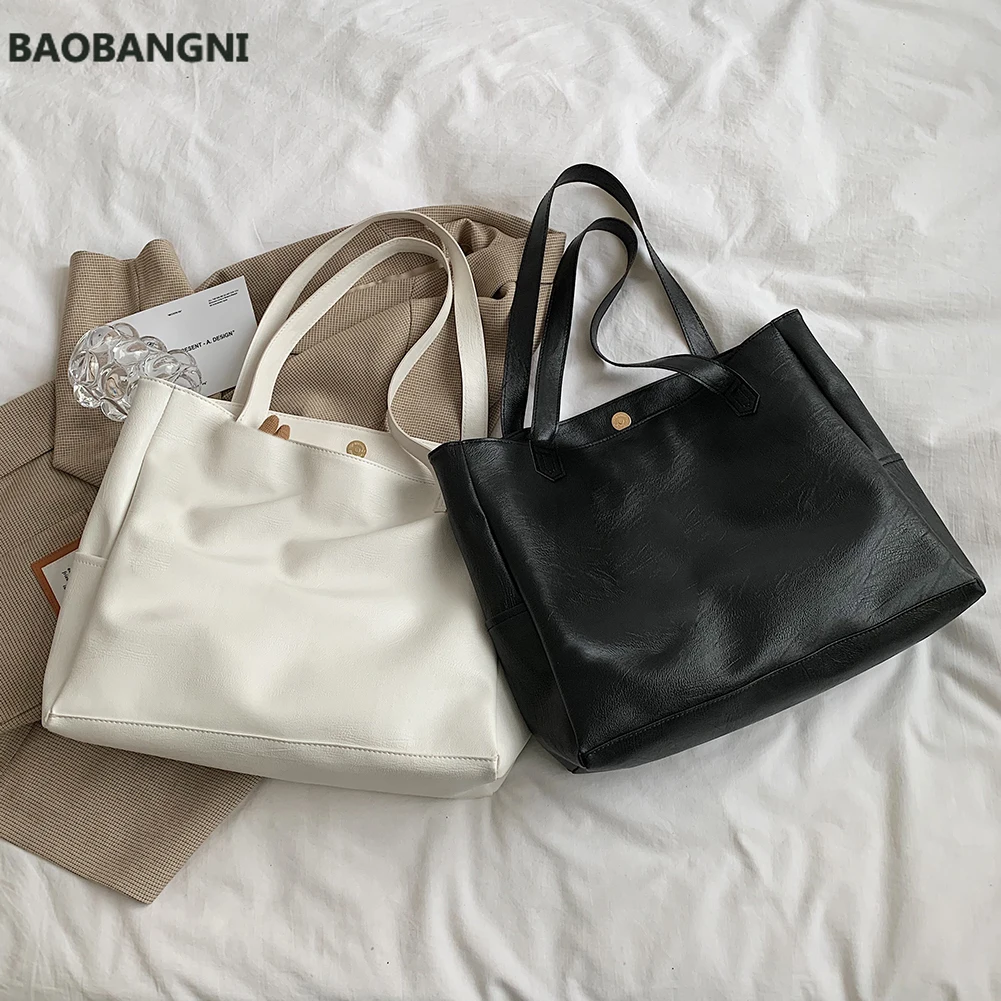 Fashion Solid Color Top-handle Bags for Women 2021 Autumn PU Leather Portable Handbag Street Large Capacity Shoulder Totes
Fashion Solid Color Top-handle Bags for Women 2021 Autumn PU Leather Portable Handbag Street Large Capacity Shoulder Totes