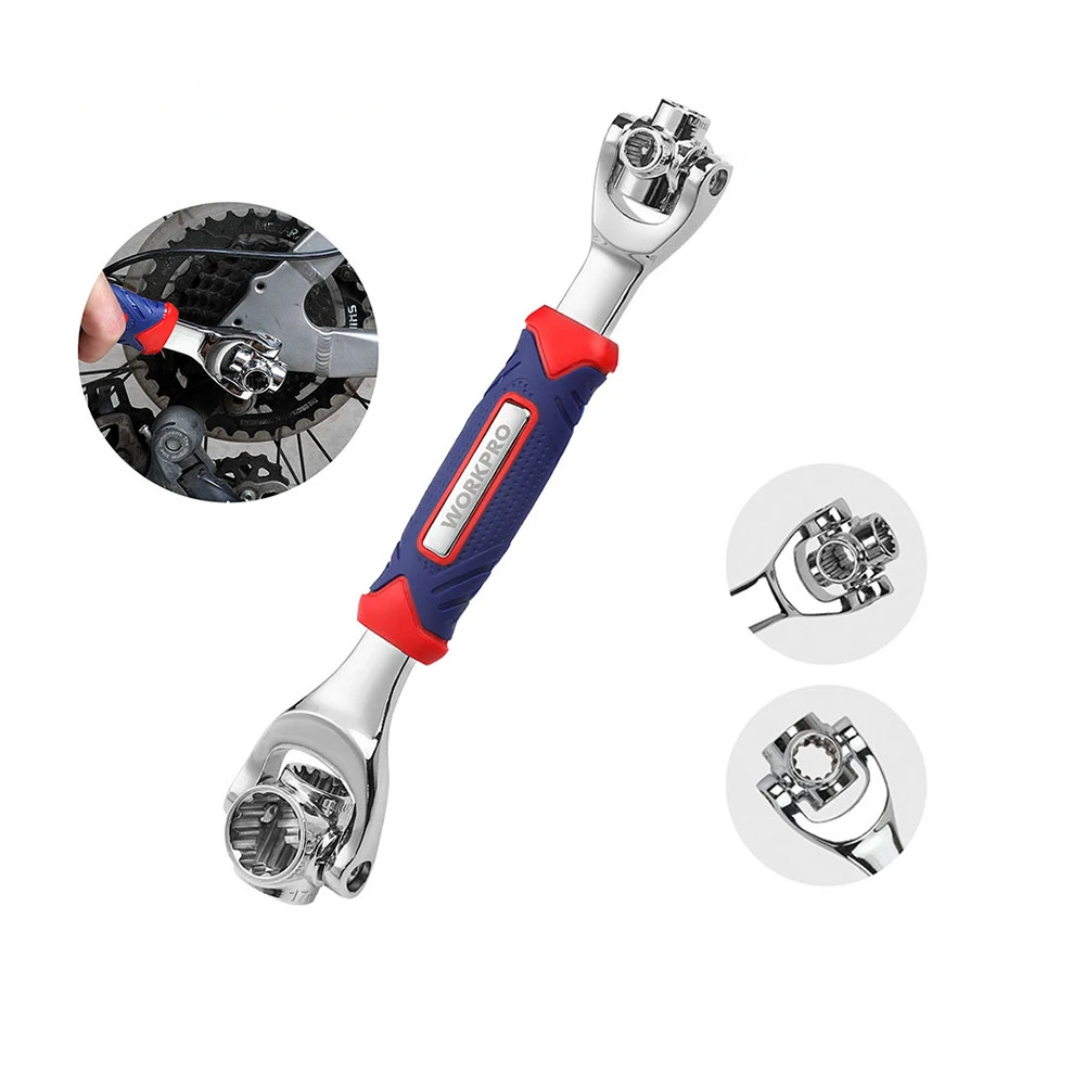 8 In 1 Multifunction Wrench Universal Torque Wrench 8-21mm Double End Garage Automotive Bicycle Repair Tools Key And Heads Sets
8 In 1 Multifunction Wrench Universal Torque Wrench 8-21mm Double End Garage Automotive Bicycle Repair Tools Key And Heads Sets