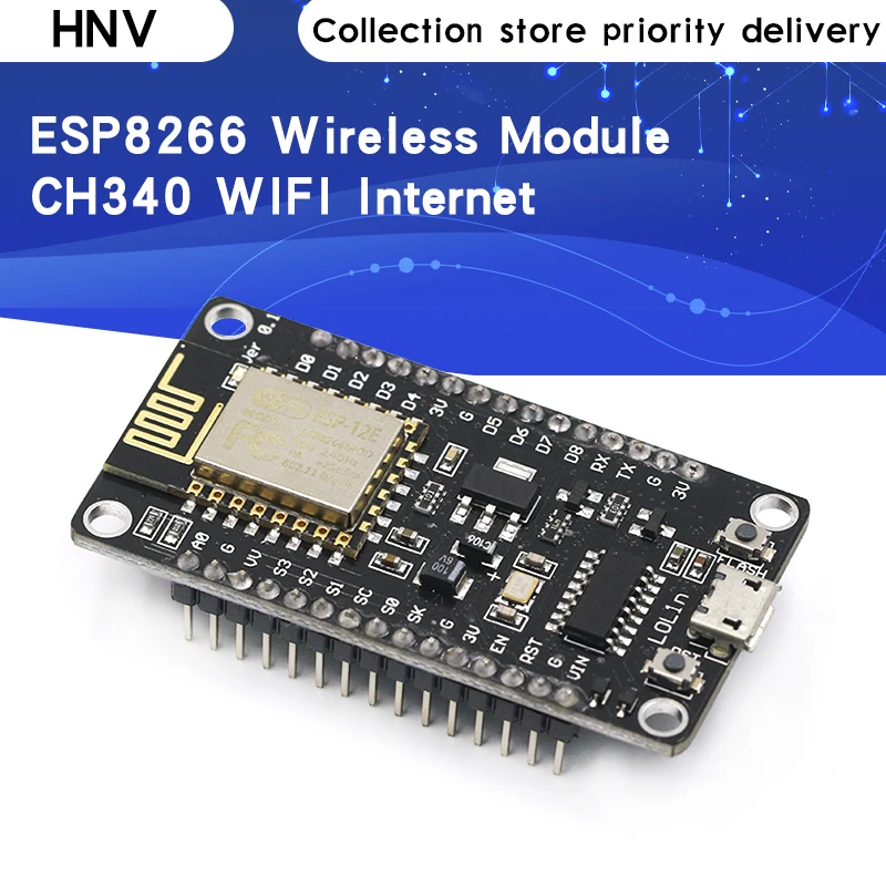10PCS New Wireless module CH340 NodeMcu V3 Lua WIFI Internet of Things development board based ESP8266
10PCS New Wireless module CH340 NodeMcu V3 Lua WIFI Internet of Things development board based ESP8266