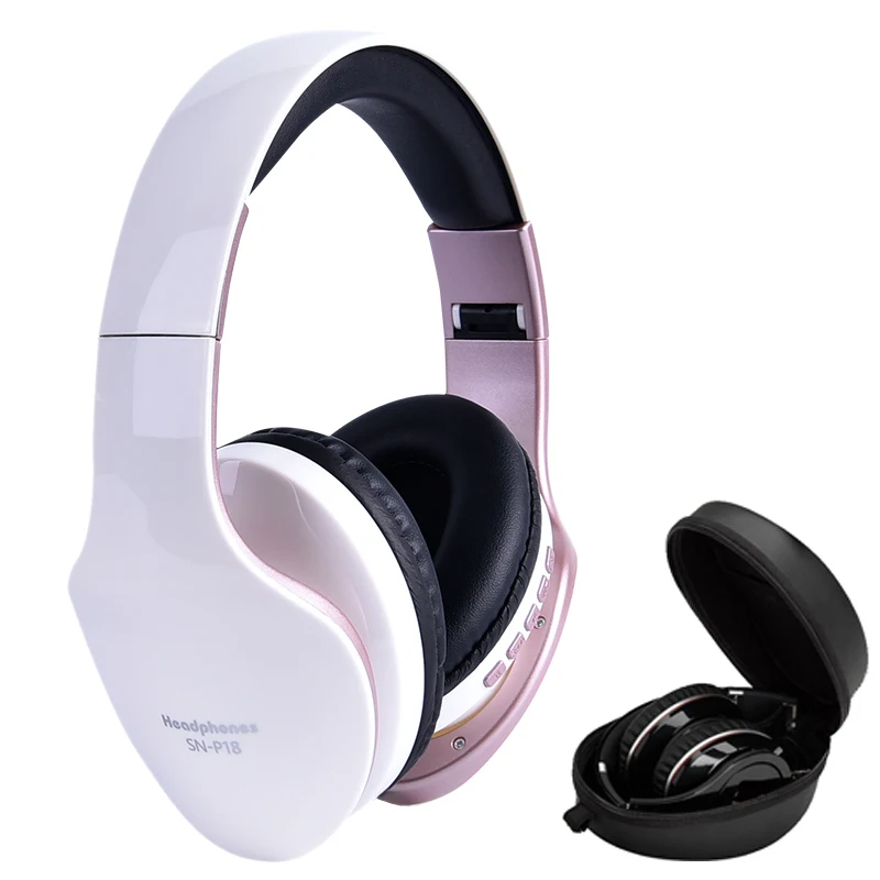 Wireless Headphones Bluetooth Headsets MP3 FM Foldablel 3D Deep Bass Stereo Noise Reduction Gaming Headset/Mic For Mobile PC
Wireless Headphones Bluetooth Headsets MP3 FM Foldablel 3D Deep Bass Stereo Noise Reduction Gaming Headset/Mic For Mobile PC