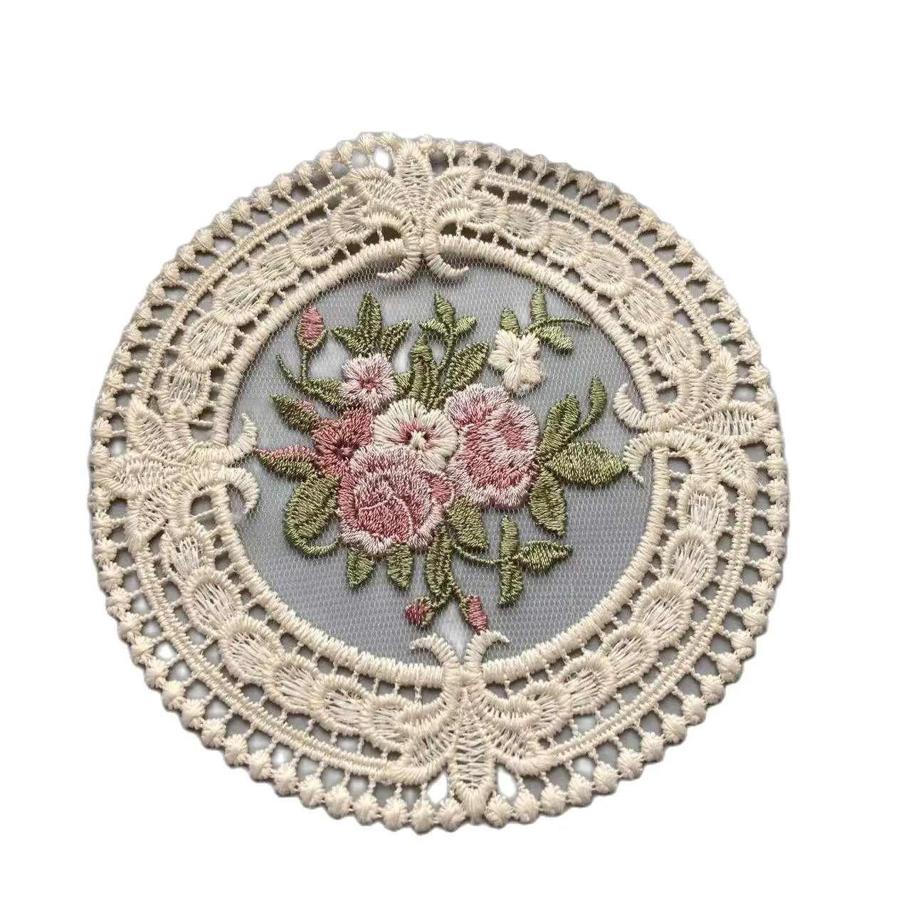 12*12 cm Lace Flower Cream Applique Ribbon Trim for Sofa Curtain Towel Bed Cover Trimmings Home Textiles DIY Polyester Mesh
12*12 cm Lace Flower Cream Applique Ribbon Trim for Sofa Curtain Towel Bed Cover Trimmings Home Textiles DIY Polyester Mesh