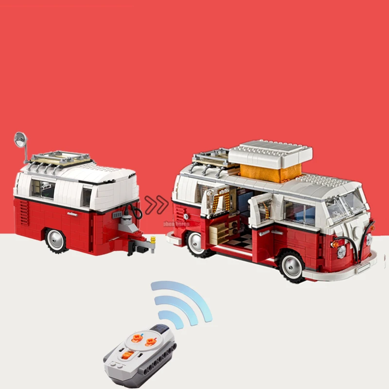 NEW 1354PCS Technical 10220 21001 Motorized RC Motor Power T1 Car Camper Tail Building Block Brick Toy Gift Kid Christmas
NEW 1354PCS Technical 10220 21001 Motorized RC Motor Power T1 Car Camper Tail Building Block Brick Toy Gift Kid Christmas