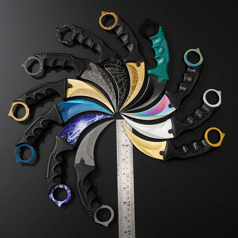 High Quality CSGO outdoor claw sharp game wolf claw knife outdoor self-defense camping survival exquisite knife
High Quality CSGO outdoor claw sharp game wolf claw knife outdoor self-defense camping survival exquisite knife