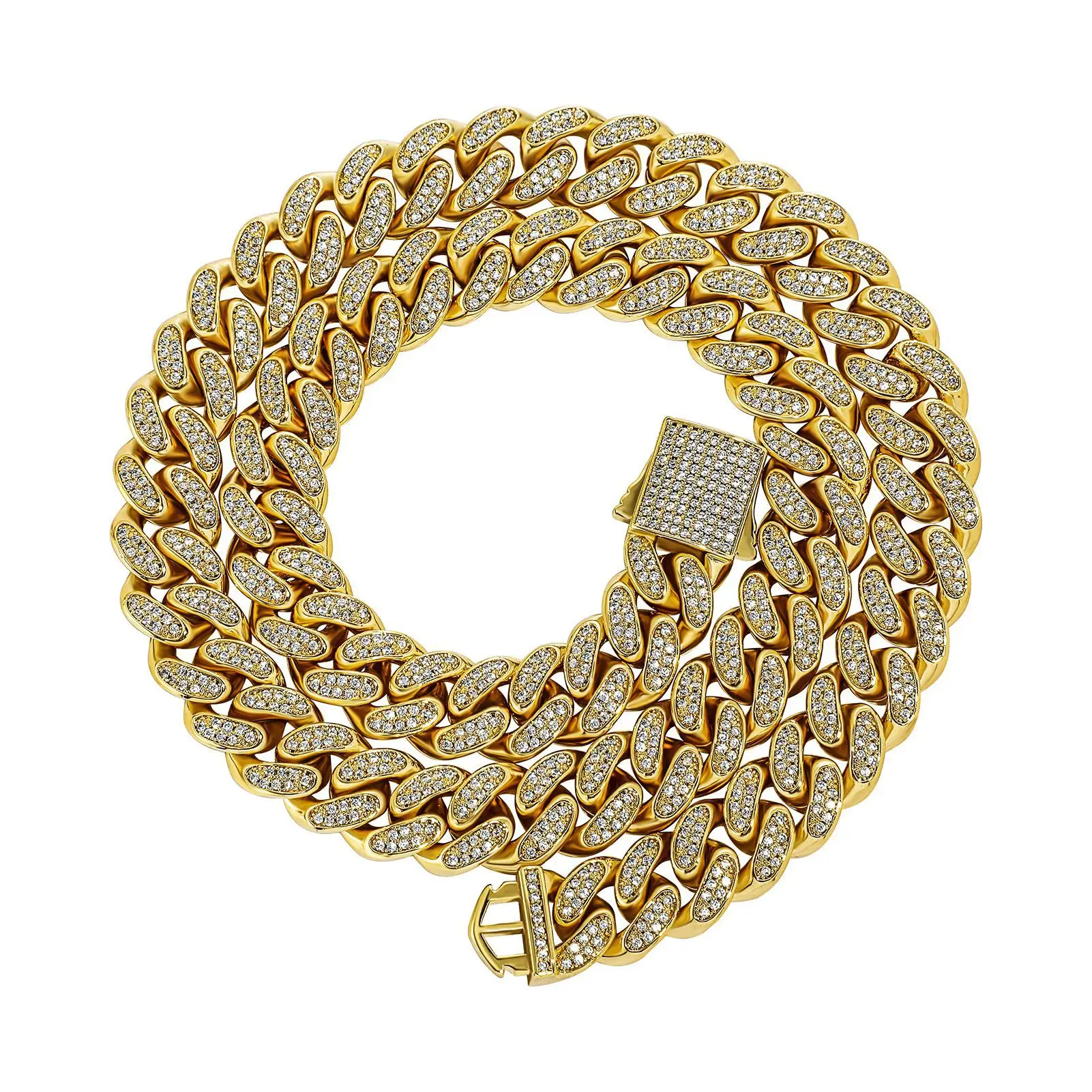 Jewelry Set Zircon Cuban Chain Iced Out Bling Choker Necklaces & Bracelets Hip Hop Jewelry For Men
Jewelry Set Zircon Cuban Chain Iced Out Bling Choker Necklaces & Bracelets Hip Hop Jewelry For Men