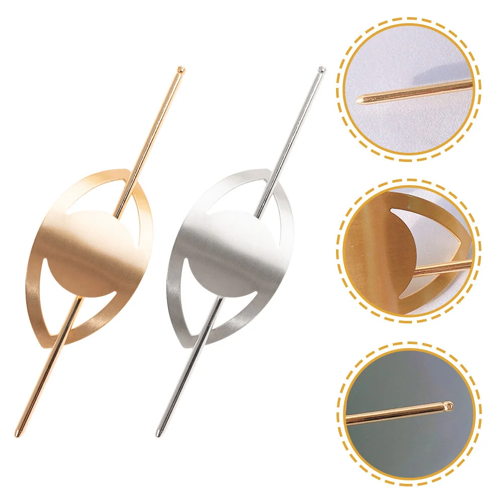2 Pcs Girls Barrettes For Hair Headgear Hairpin Stick Bun Gold Sticks Alloy Chignon Miss
2 Pcs Girls Barrettes For Hair Headgear Hairpin Stick Bun Gold Sticks Alloy Chignon Miss