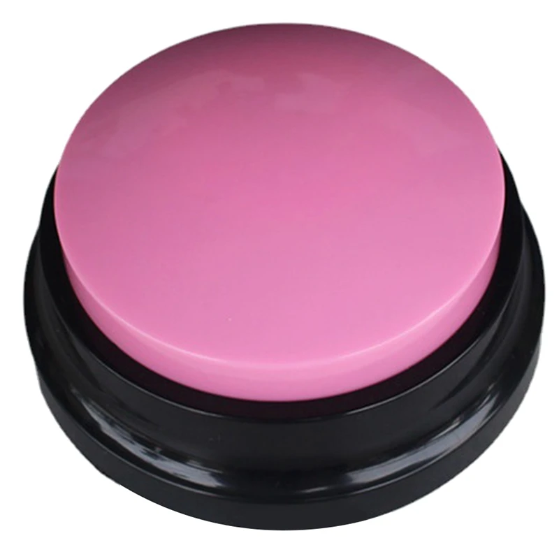 4PCS Pet Sound Box Recordable Talking Button Voice Recorder Talking Toy Pet Training Tool Squeeze Box Music Box Pink
4PCS Pet Sound Box Recordable Talking Button Voice Recorder Talking Toy Pet Training Tool Squeeze Box Music Box Pink