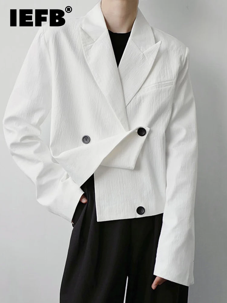 IEFB New Niche Solid Color British Suit 2022 Autumn Korean Fashion Long Sleeve Irregular Button Luxury Male Short Jacket 9A5131
IEFB New Niche Solid Color British Suit 2022 Autumn Korean Fashion Long Sleeve Irregular Button Luxury Male Short Jacket 9A5131