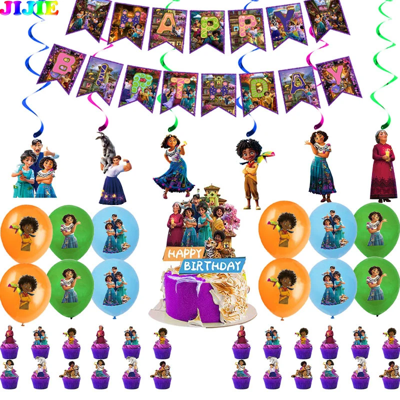 Encanto Mirabel Movie Madrigals Party Birthday Balloon Decor New Charm Banner Topper Cake Supplies Surprise Toy Children Girl
Encanto Mirabel Movie Madrigals Party Birthday Balloon Decor New Charm Banner Topper Cake Supplies Surprise Toy Children Girl