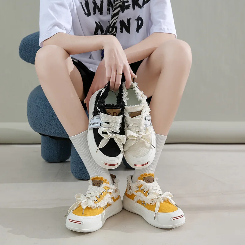 Smile Lovers Shoes Canvas Shoes Woman Shoes Casual Women's Sneakers New Lace-up Sneaker Women's Shoes Sports Shoes for Women
Smile Lovers Shoes Canvas Shoes Woman Shoes Casual Women's Sneakers New Lace-up Sneaker Women's Shoes Sports Shoes for Women
