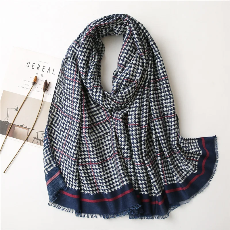 Beach Shawls and Wraps Hijab Scarfs Female Plaid Print Kerchief Cotton Neck Scarves Women 90*190cm Long Shawl Scarf For Ladies
Beach Shawls and Wraps Hijab Scarfs Female Plaid Print Kerchief Cotton Neck Scarves Women 90*190cm Long Shawl Scarf For Ladies