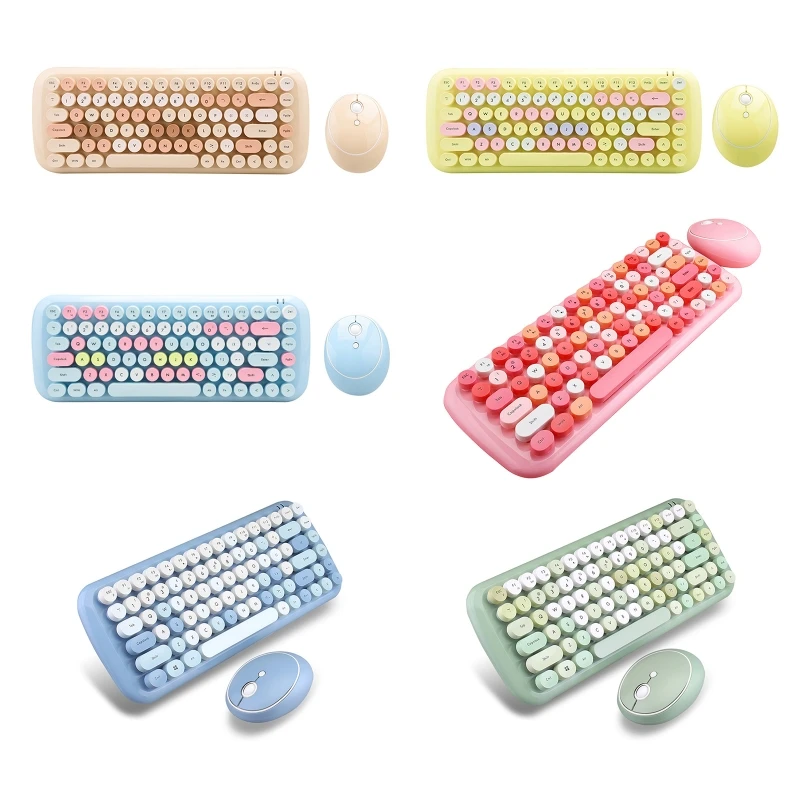 MOFII2.4G Wireless Keyboard Mouse Set Circular Suspension for KEY Cap for PC Lap U4LD
MOFII2.4G Wireless Keyboard Mouse Set Circular Suspension for KEY Cap for PC Lap U4LD