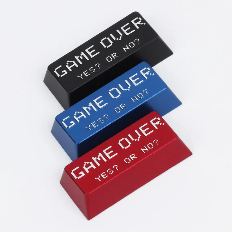 1Pcs Metal Gameover Keycaps OEM Profile Aluminum Alloy Keycaps Enter Keys For DIY Mechanical Keyboard Cross Shaft Button
1Pcs Metal Gameover Keycaps OEM Profile Aluminum Alloy Keycaps Enter Keys For DIY Mechanical Keyboard Cross Shaft Button