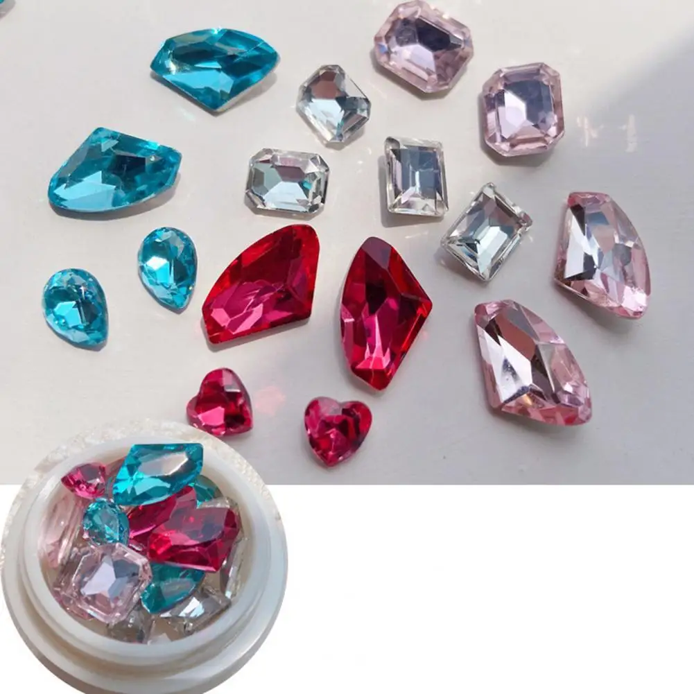 Stylish Portable Shiny Nail Polygonal Shaped Rhinestones Jewelry for Party Nail Rhinestones Nail Accessories
Stylish Portable Shiny Nail Polygonal Shaped Rhinestones Jewelry for Party Nail Rhinestones Nail Accessories