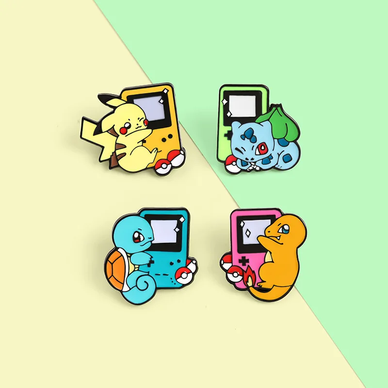 Pokemon Pikachu brooch creative cartoon animation game console shape backpack clothes cute jewelry children's friends gift
Pokemon Pikachu brooch creative cartoon animation game console shape backpack clothes cute jewelry children's friends gift
