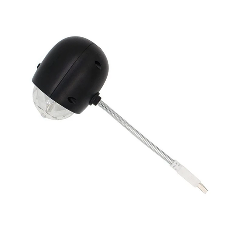 5X USB Disco Ball Lamp, Rotating RGB Colored LED Stage Lighting Party Bulb With 3W Book Light, USB Powered (Black)
5X USB Disco Ball Lamp, Rotating RGB Colored LED Stage Lighting Party Bulb With 3W Book Light, USB Powered (Black)