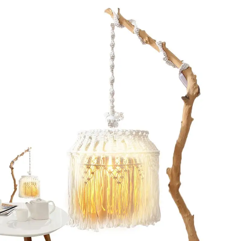 HandWoven Lampshade Living Room Ceiling Lamp Shade Bohemian Tassel Bedroom Pendant Light Cover Decor Wall Tapestry Lantern
HandWoven Lampshade Living Room Ceiling Lamp Shade Bohemian Tassel Bedroom Pendant Light Cover Decor Wall Tapestry Lantern