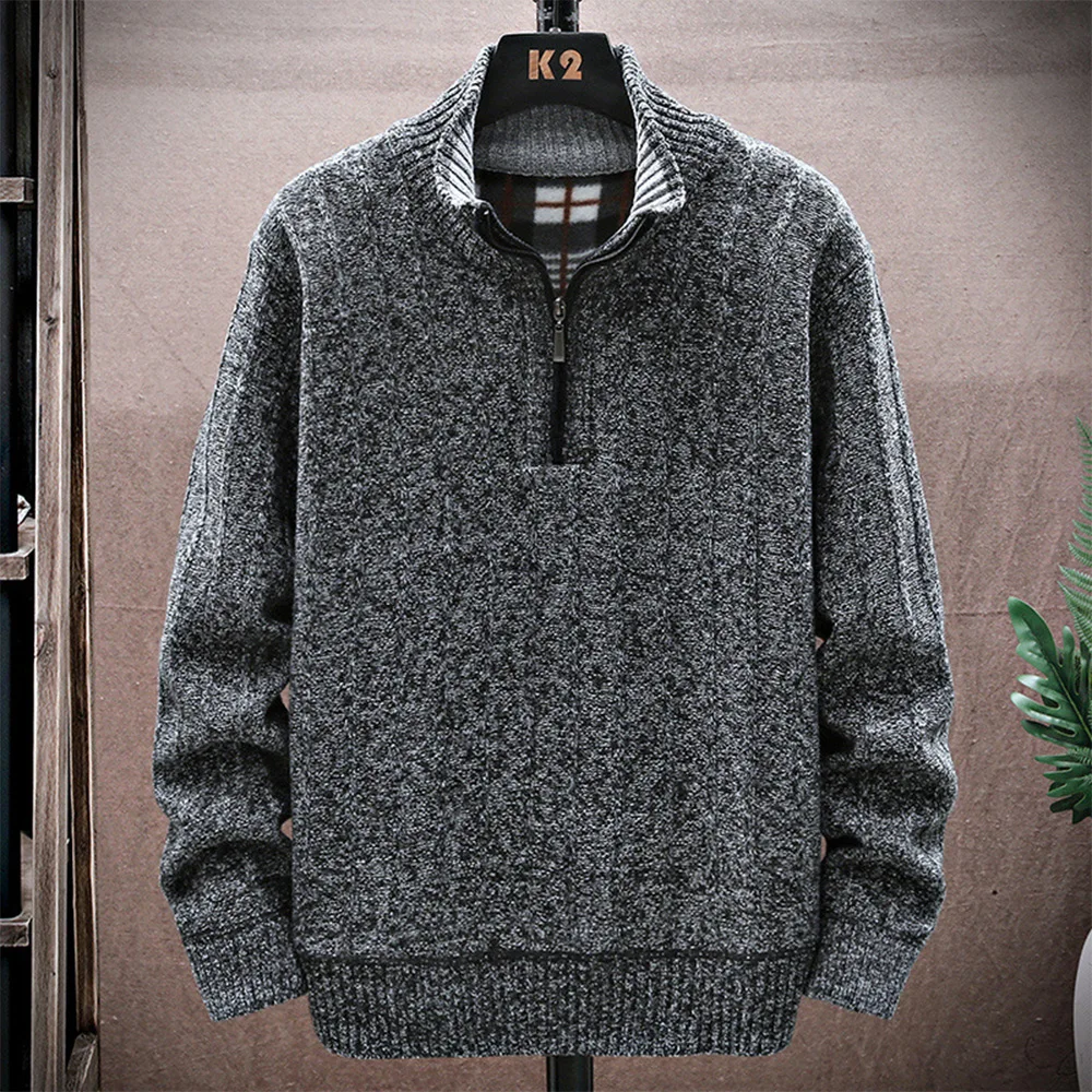 Male Pullover Thick Turtleneck Warm Winter With Casual Plush Thickened Zip Up Casual Fashion Fleece Half High Neck
Male Pullover Thick Turtleneck Warm Winter With Casual Plush Thickened Zip Up Casual Fashion Fleece Half High Neck
