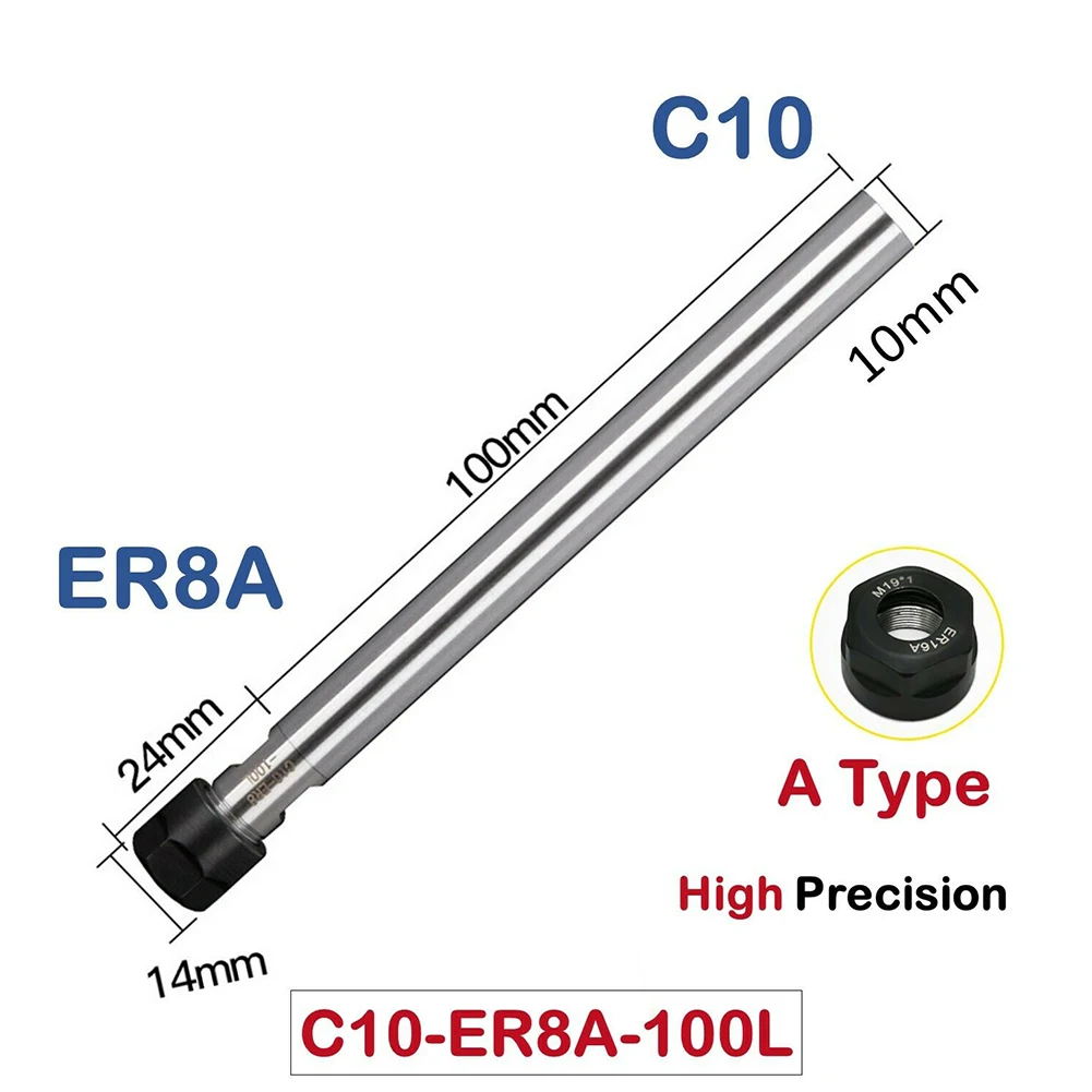 1PC C-8/10/12/16/20/25mm ER-8/11/16/20A Straight Shank Extension Mini Collet Chuck For Shank Extension Rod Collet Tool
1PC C-8/10/12/16/20/25mm ER-8/11/16/20A Straight Shank Extension Mini Collet Chuck For Shank Extension Rod Collet Tool