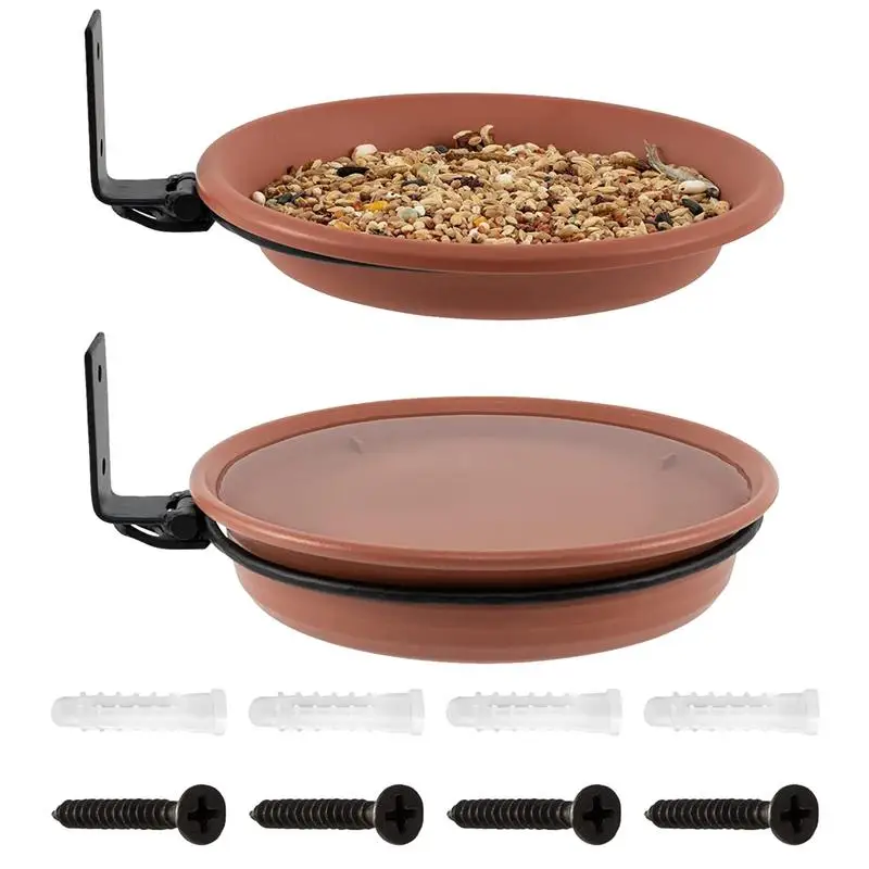 Tree Mounted Bird Feeder 2 Bird Trays For Bird Feeder Bird Bath Bowl Installed On Wooden Fence Wall Tree Deck Stakes
Tree Mounted Bird Feeder 2 Bird Trays For Bird Feeder Bird Bath Bowl Installed On Wooden Fence Wall Tree Deck Stakes