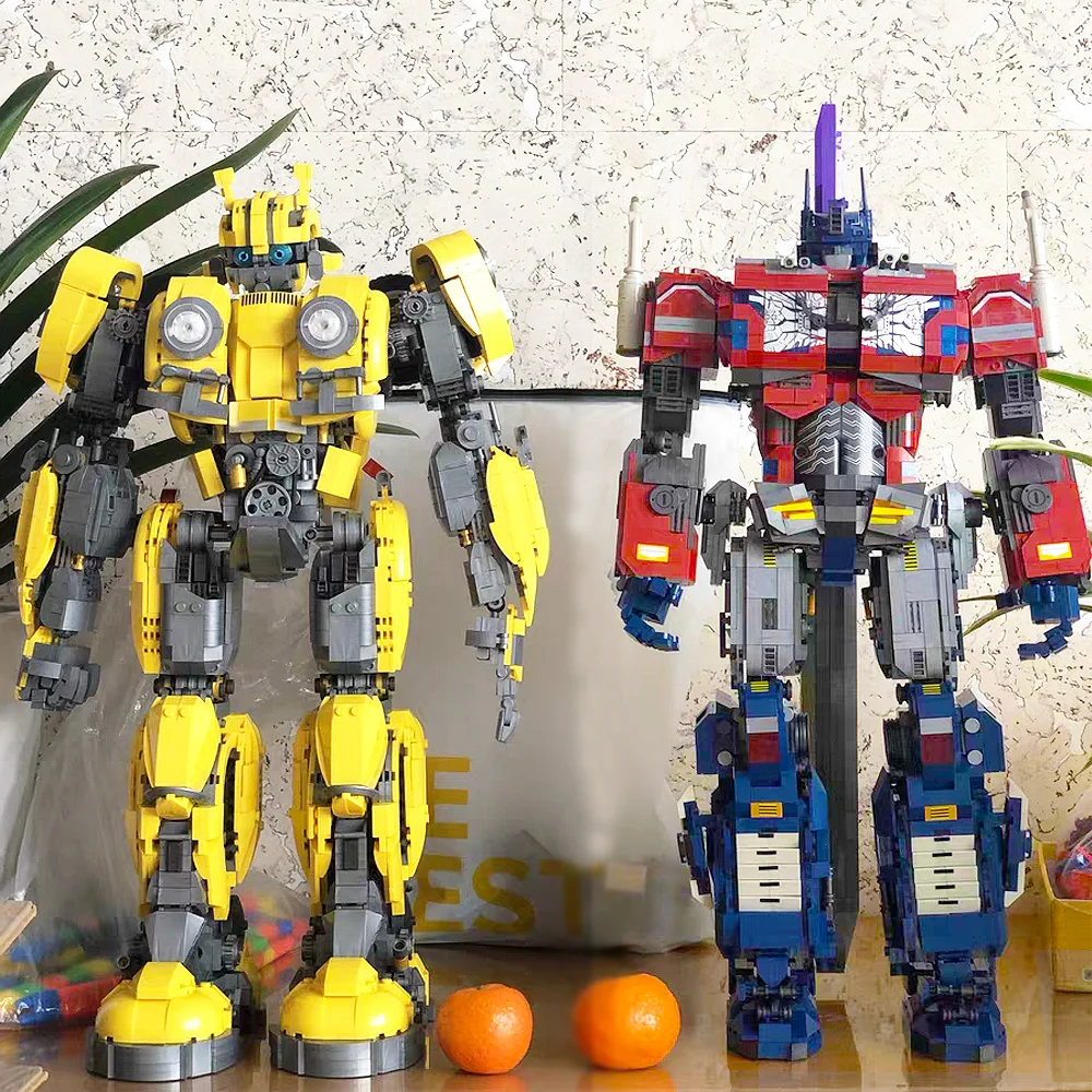 Креативные экспертные идеи, робот-трансформер Optimus, грузовик Moc, кирпич Bumblebeed, трансформер, строительный блок, игрушка, 2745 шт.
Креативные экспертные идеи, робот-трансформер Optimus, грузовик Moc, кирпич Bumblebeed, трансформер, строительный блок, игрушка, 2745 шт.