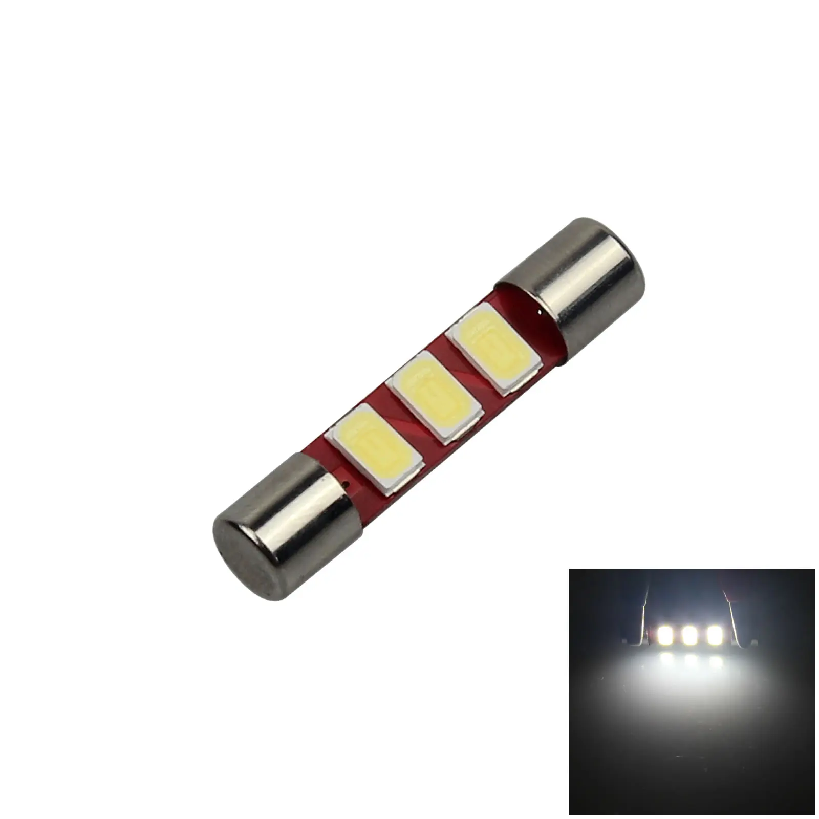 1X белая автомобильная лампа T6.3 с плавкими предохранителями, солнцезащитный козырек, Blub 31 мм, неполярная 3, Samsung 5630, светодиодная лампа 6614 фонарей Z2935
1X белая автомобильная лампа T6.3 с плавкими предохранителями, солнцезащитный козырек, Blub 31 мм, неполярная 3, Samsung 5630, светодиодная лампа 6614 фонарей Z2935