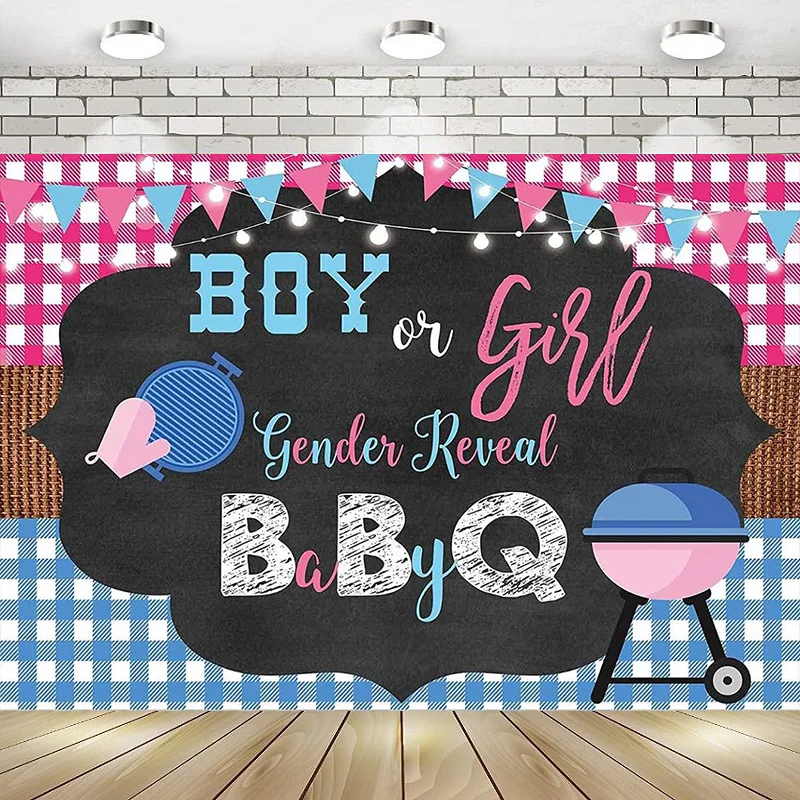 BBQ Gender Reveal Party Backdrop Baby Shower Photography Background Pregnancy Reveal Banner Decoration Happy Birthday Party
BBQ Gender Reveal Party Backdrop Baby Shower Photography Background Pregnancy Reveal Banner Decoration Happy Birthday Party