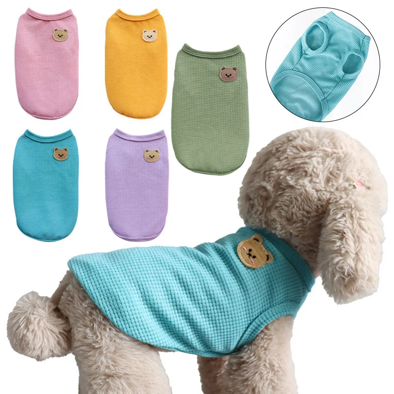 Waffle Dog Undress Puppy Breathable Vest Summer Pet Pullover Cute Dogs Print Teddy Bear Soft Clothes Birthday Gift S-2XL YZL
Waffle Dog Undress Puppy Breathable Vest Summer Pet Pullover Cute Dogs Print Teddy Bear Soft Clothes Birthday Gift S-2XL YZL