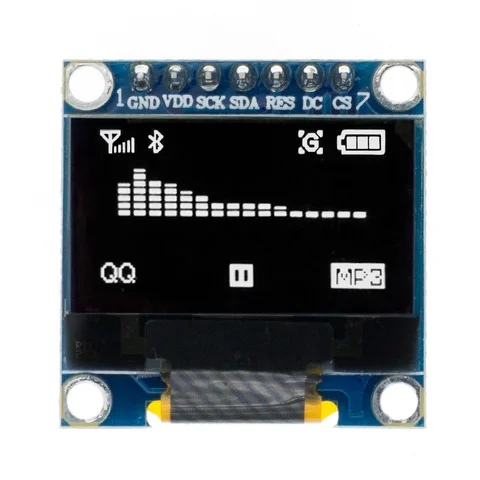 Оригинальный светодиодный модуль O SPI/IIC I2C 0,96 дюйма, белый/синий/желтый, синий, 0,96 дюйма, светодиодный модуль O 128X64 O, Светодиодный ЖК светодиодный дисплея для ARDUINO
