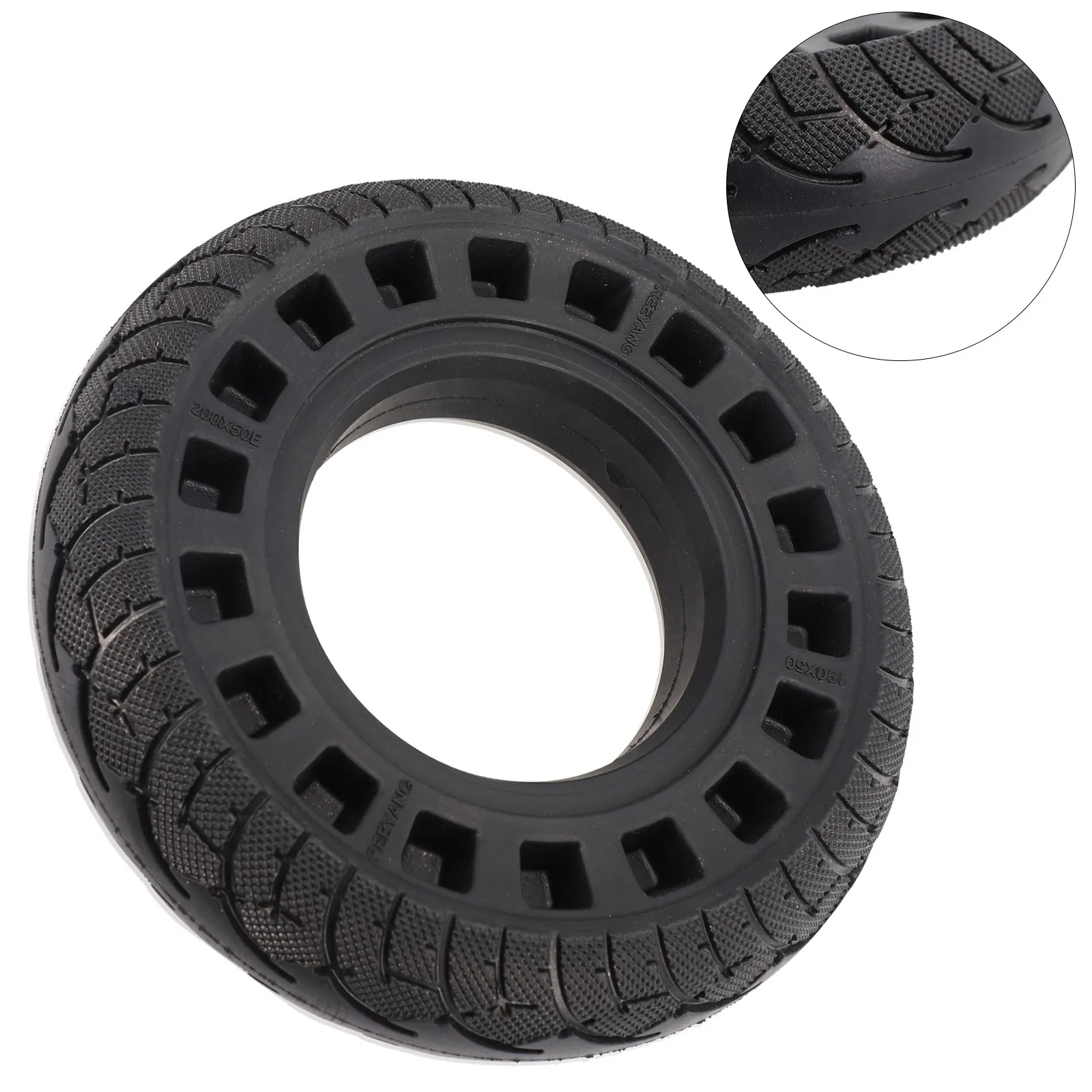 8 Inch Electric Scooter Tires 200x50 Tubeless Solid Tires For Electric Bikes Durable Replacement Rubber Electric Scooter Tire
8 Inch Electric Scooter Tires 200x50 Tubeless Solid Tires For Electric Bikes Durable Replacement Rubber Electric Scooter Tire