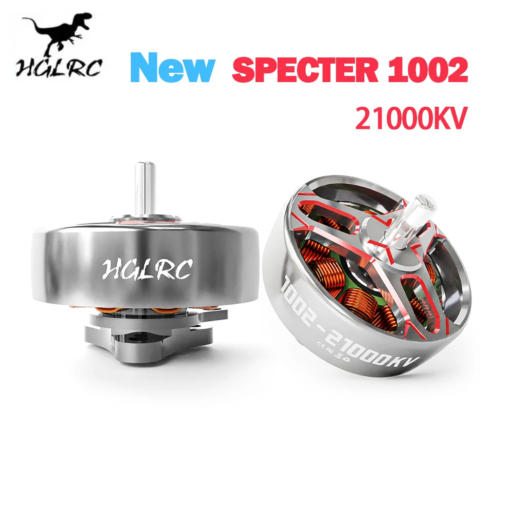 

HGLRC SPECTER 1002 21000KV 1S Brushless Motor Compatible 1.6-2inch Propeller for FPV 65mm Tinywhoop Toothpick Drone