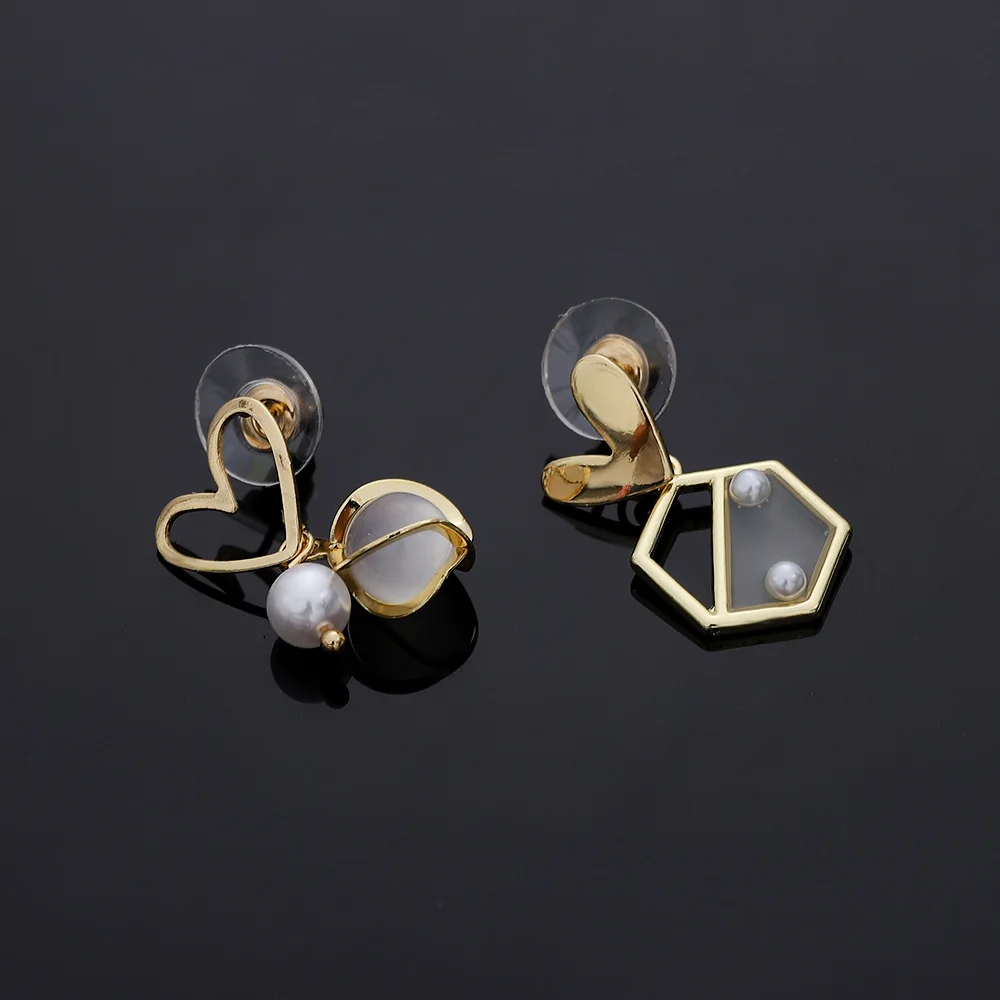 Heart Earrings Fashion Asymmetric Drop Earrings for Women Opal Pearl Heart Ear Stud Women Fashion Jewelry Earring Party Jewelry
Heart Earrings Fashion Asymmetric Drop Earrings for Women Opal Pearl Heart Ear Stud Women Fashion Jewelry Earring Party Jewelry