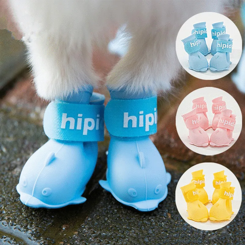 4pcs/set Cartoon Puppy Dog Shoes Pomeranian Teddy Shoes Waterproof Rain Boots Foot Cover Pet Silicone Rain Boots
4pcs/set Cartoon Puppy Dog Shoes Pomeranian Teddy Shoes Waterproof Rain Boots Foot Cover Pet Silicone Rain Boots