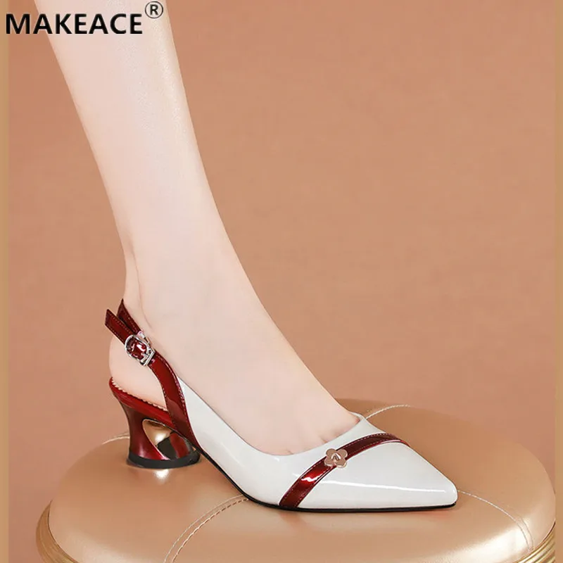 Summer Women Shoes Sexy Pointed Toe Small Flowers Mules Outdoor Casual Party Fashion 41 Size Women's Sandals Dress Ladies Shoes
Summer Women Shoes Sexy Pointed Toe Small Flowers Mules Outdoor Casual Party Fashion 41 Size Women's Sandals Dress Ladies Shoes