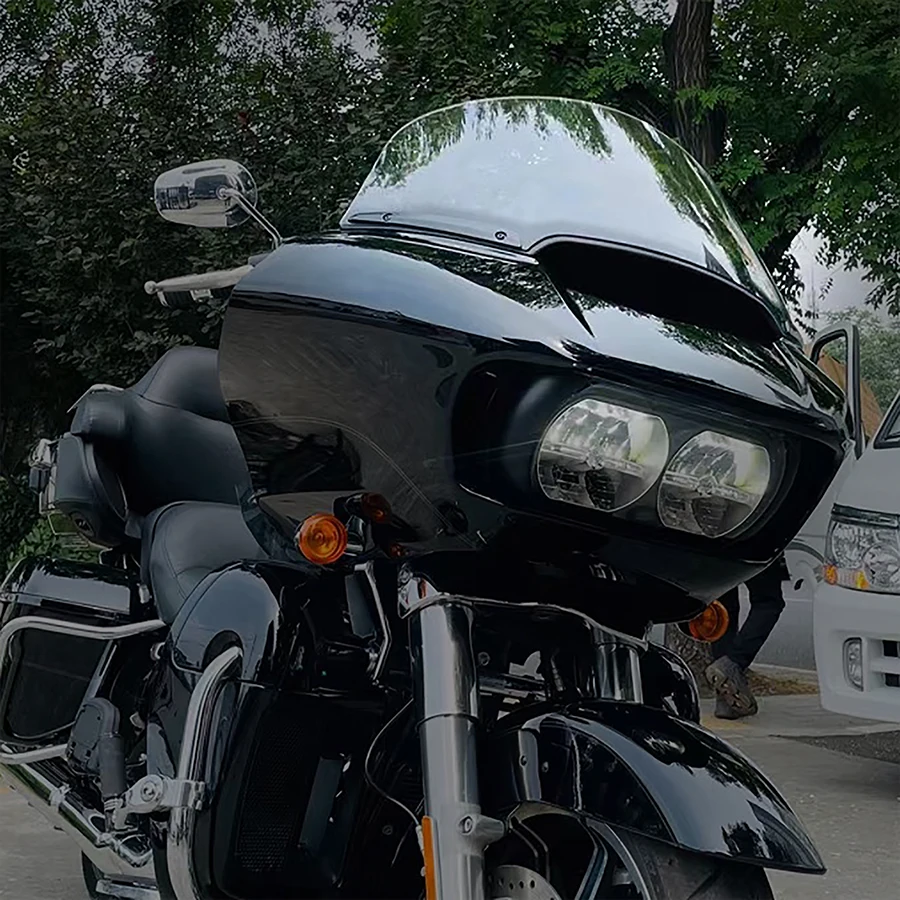 Motorcycles Cafe Racer Winshield For Harley Davidson Cvo Road Glide Uitra Fltrx Road Glide Special 2015 UP
Motorcycles Cafe Racer Winshield For Harley Davidson Cvo Road Glide Uitra Fltrx Road Glide Special 2015 UP