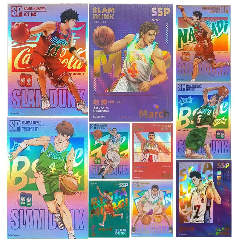 Аниме Слэм-Данк рукава каэд сакураги ханамичи киyota Nobunaga Kogure Kiminobu SSP серии SP коллекционная карточка Настольная Игра карточка