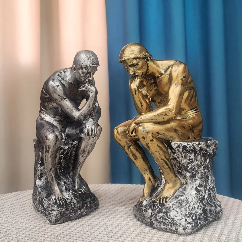 Vilead 26cm Resin Thinkers Statue Retro Creative People Ornaments Home Decorations Accessories Handmade Craft Office Interior
Vilead 26cm Resin Thinkers Statue Retro Creative People Ornaments Home Decorations Accessories Handmade Craft Office Interior
