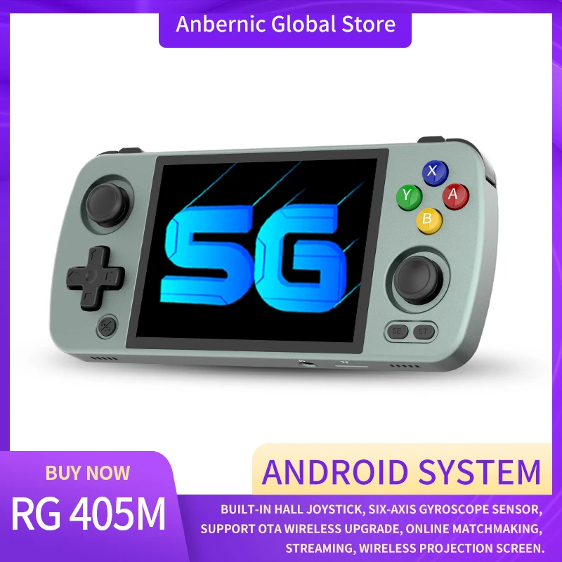 Anbernic New RG405M 4.0 inch IPS Support WIFI online matchmaking Hall joystick Game Console Android 12 system Game Player
Anbernic New RG405M 4.0 inch IPS Support WIFI online matchmaking Hall joystick Game Console Android 12 system Game Player