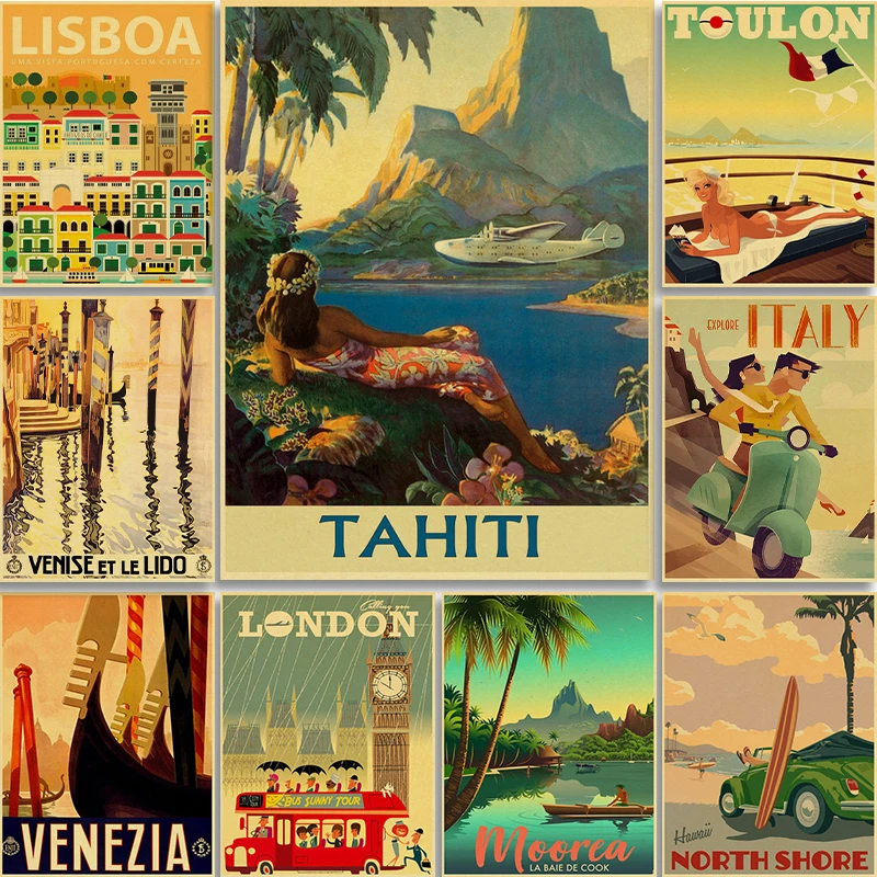 TRAVEL Posters Vintage High Definition Nordic Posters And Prints Wall Pictures Prints For Livingroom Home Decoration
TRAVEL Posters Vintage High Definition Nordic Posters And Prints Wall Pictures Prints For Livingroom Home Decoration