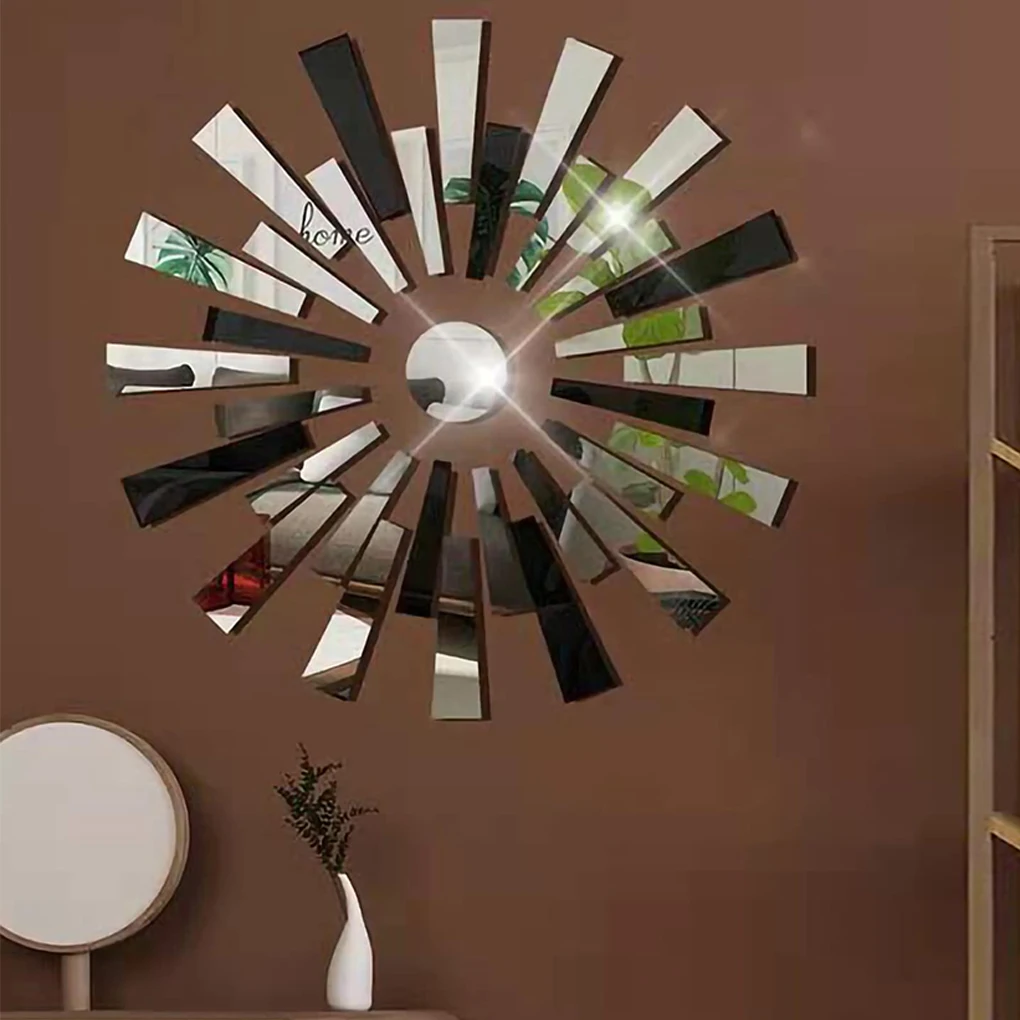 Home Hallway DIY Mirror Wall Sticker Livingroom Creative Design Smooth Surface Reflective Effect Kitchen Office Bathroom
Home Hallway DIY Mirror Wall Sticker Livingroom Creative Design Smooth Surface Reflective Effect Kitchen Office Bathroom