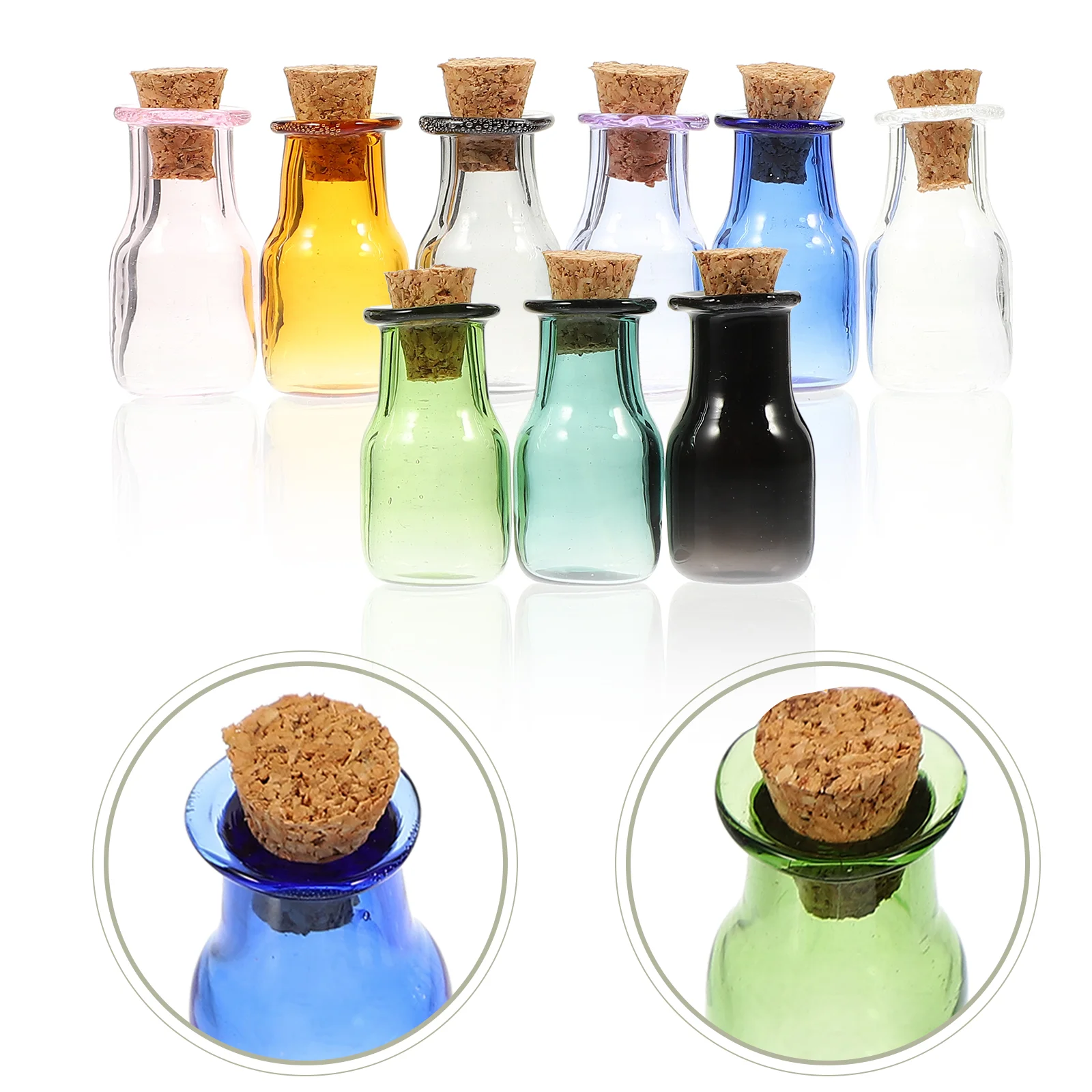 9 Pcs Glass Cork Bottles Glass Jars Lids Wishing Bottle Cork Clear Container Lid Mini Glass Bottle Accessories Sealed Canisters
9 Pcs Glass Cork Bottles Glass Jars Lids Wishing Bottle Cork Clear Container Lid Mini Glass Bottle Accessories Sealed Canisters