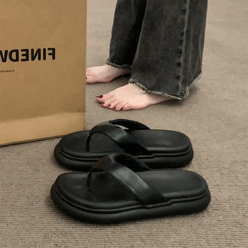 Шлепанцы женские резиновые, Сланцы на средней платформе, пляжные тапки из искусственной кожи, на плоской подошве, летняя обувь, 2023 F, 2023
Шлепанцы женские резиновые, Сланцы на средней платформе, пляжные тапки из искусственной кожи, на плоской подошве, летняя обувь, 2023 F, 2023