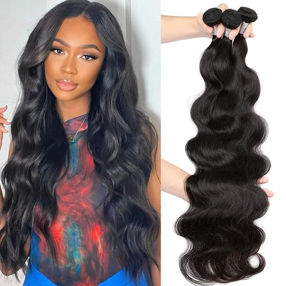 Body Wave Bundles Human Hair Extension For Women Human Hair Weave Bundles Natural Black 1/3/4 Piece Hair 8 TO 28 Inch
Body Wave Bundles Human Hair Extension For Women Human Hair Weave Bundles Natural Black 1/3/4 Piece Hair 8 TO 28 Inch